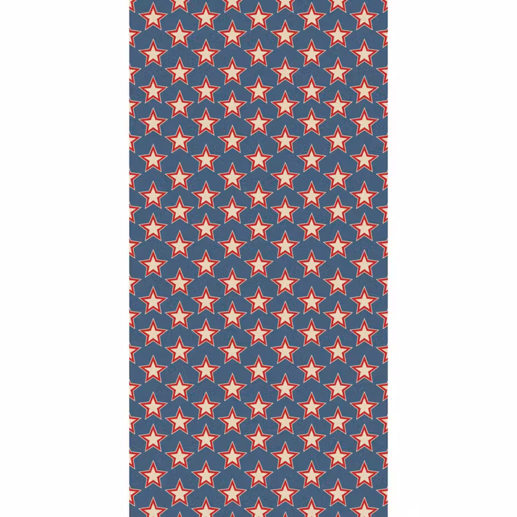 Behang - Ster - Klassiek - Blauw — 2