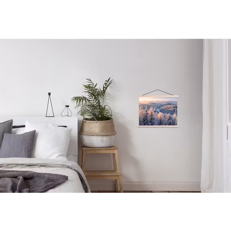 Schoolplaat - Bos - Bergen - Goud - Winter - Warm — 2