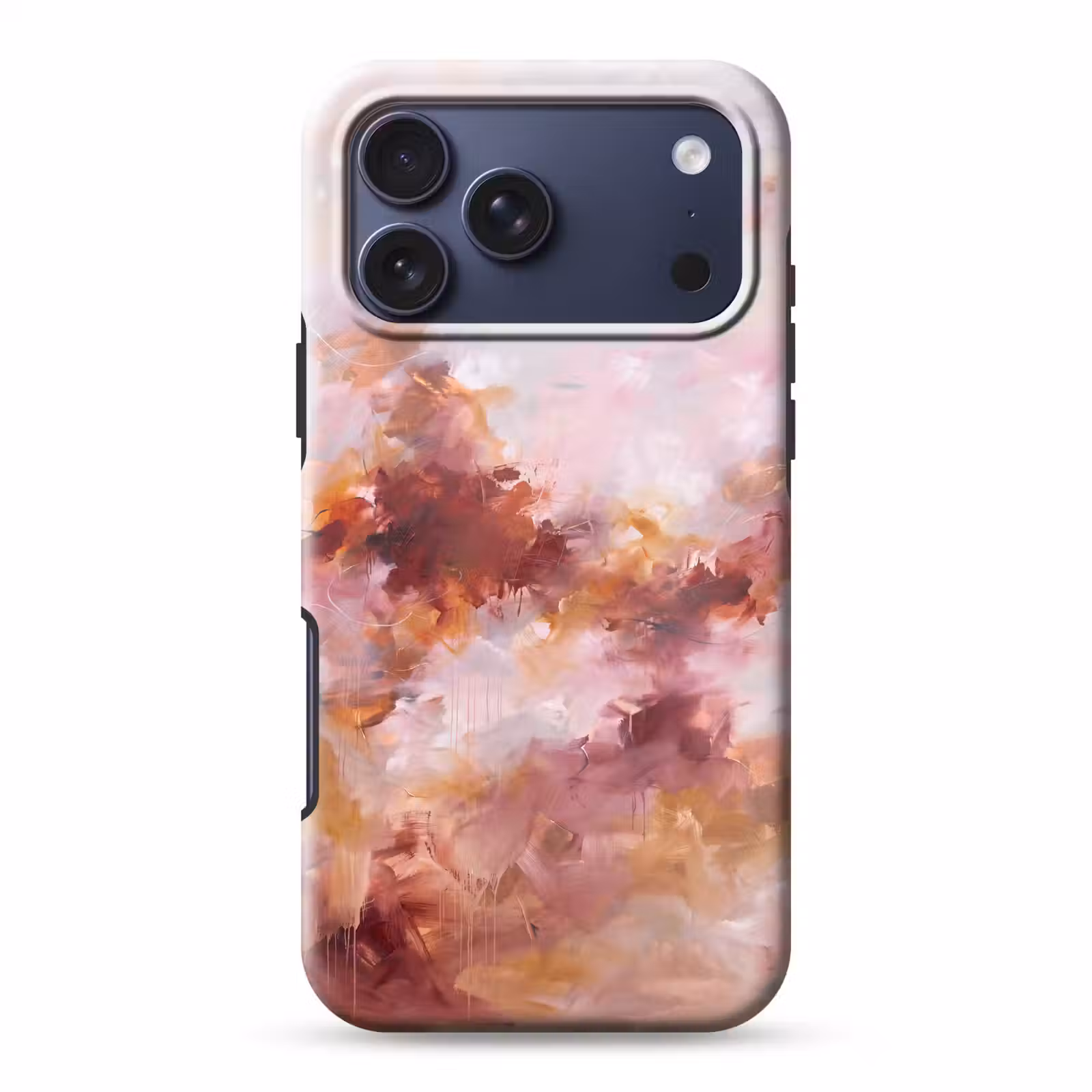 Telefoonhoesje Toughcase - Abstract - Kleurrijk - Kunst - Modern - Roze-Rood — 1
