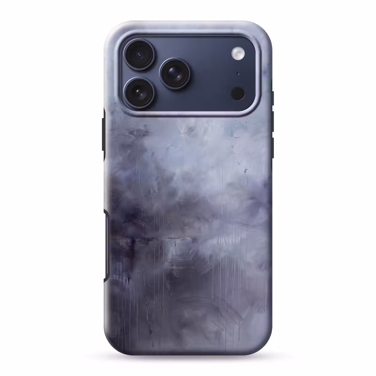Telefoonhoesje Toughcase - Abstract - Kwaststreken - Modern - Kunst - Grijs — 1