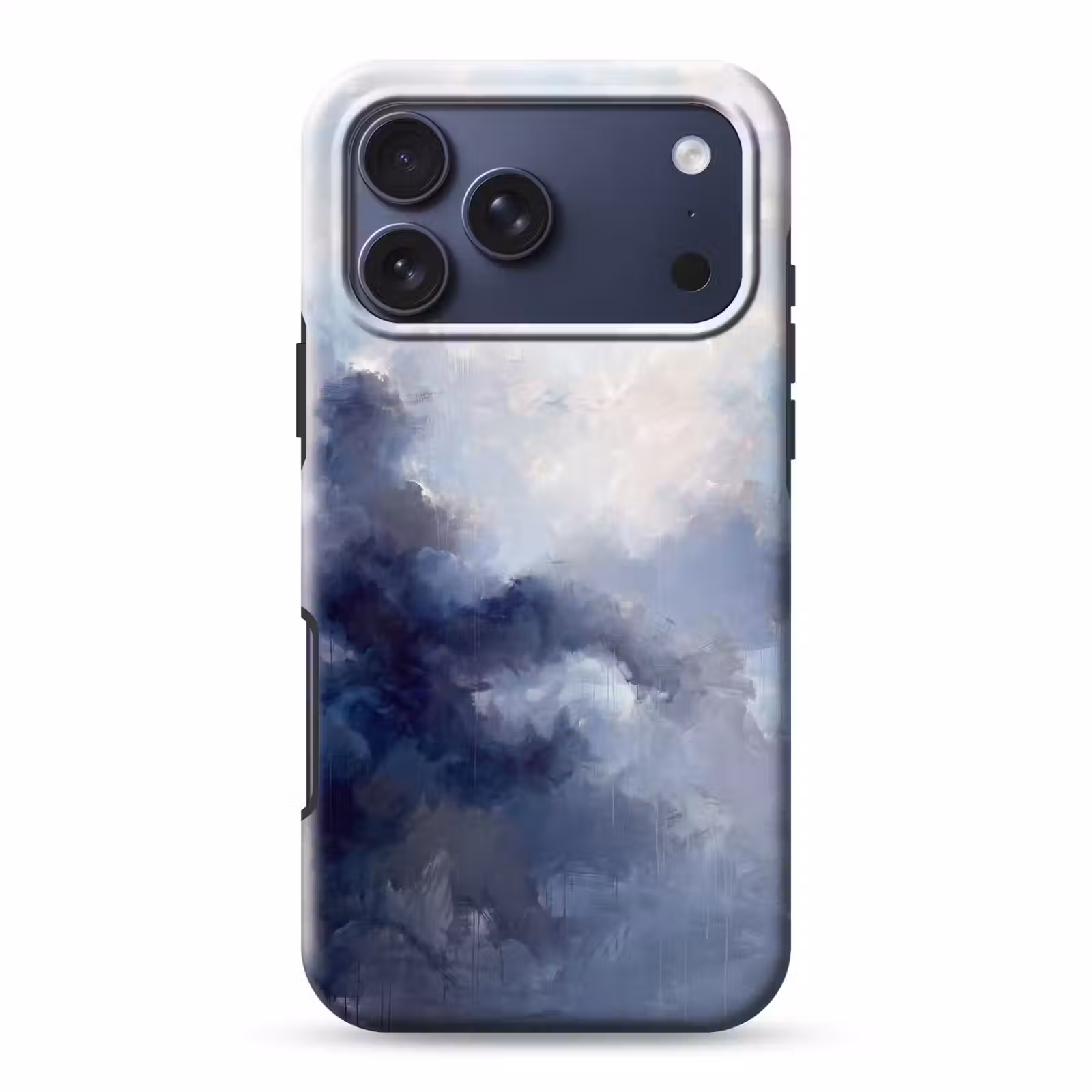 Telefoonhoesje Toughcase - Abstract - Wolken - Modern - Blauw - Kunst — 1