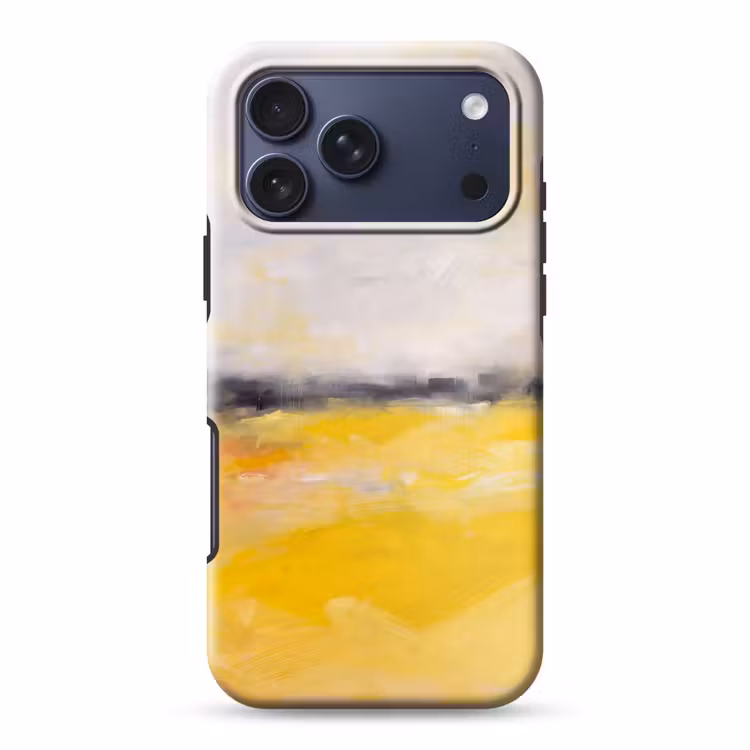 Telefoonhoesje Toughcase - Abstract - Landschap - Modern - Geel — 1