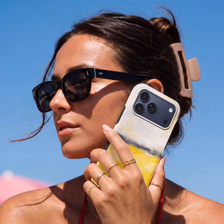 Telefoonhoesje Toughcase - Abstract - Landschap - Modern - Geel — 6