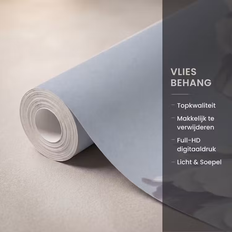 Behang - Bloemen - Vrouw - Wit — 3