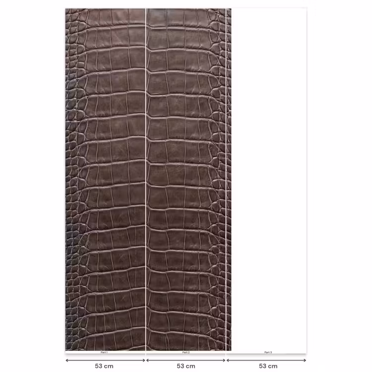Behang - Leer - Krokodil - Mat — 6