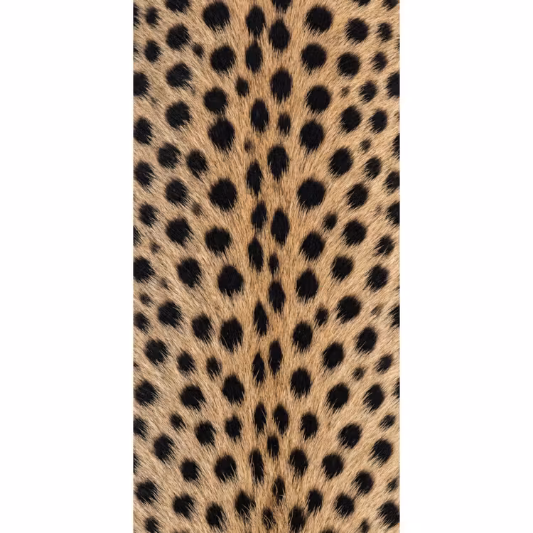 Behang - Vacht - Jachtluipaard - Zwart - Wit — 2