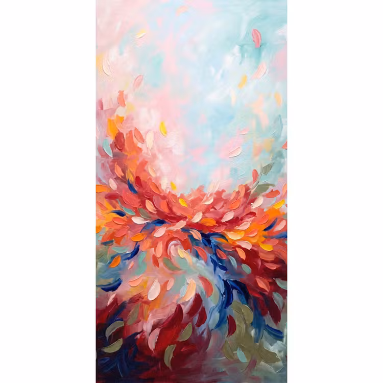 Behang - Bloemen - Abstract - Kunst - Modern — 2