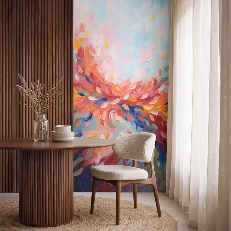 Behang - Bloemen - Abstract - Kunst - Modern — 4