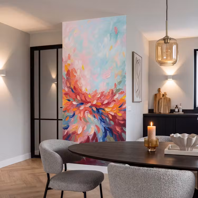 Behang - Bloemen - Abstract - Kunst - Modern — 5