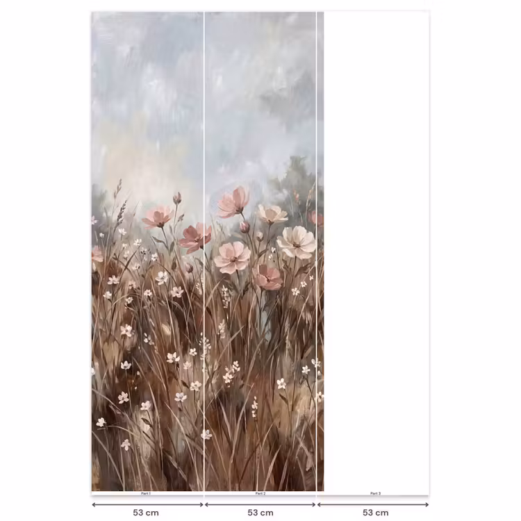 Behang - Bloemen - Botanisch - Schilderij - Pastel - Rustiek — 6