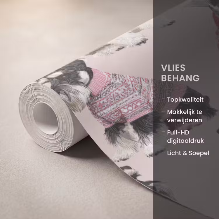 Behang - Honden - Truien - Rood — 3