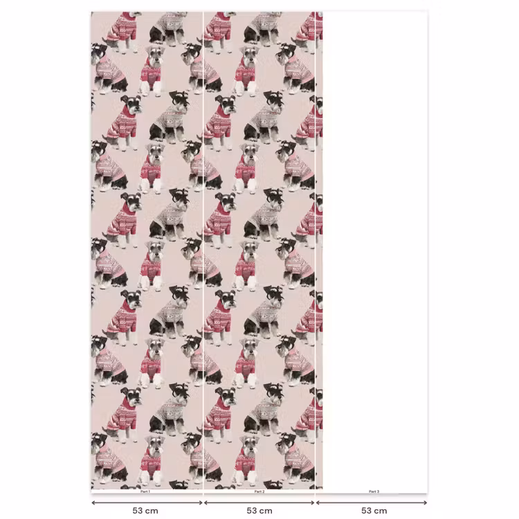 Behang - Honden - Truien - Rood — 6