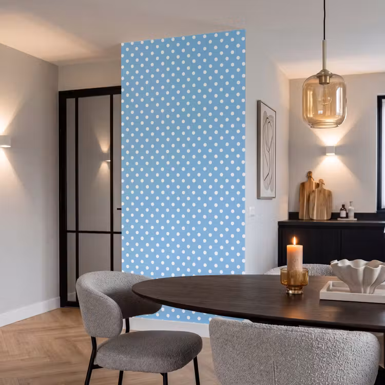 Behang - Polka - Dots - Blauw — 5