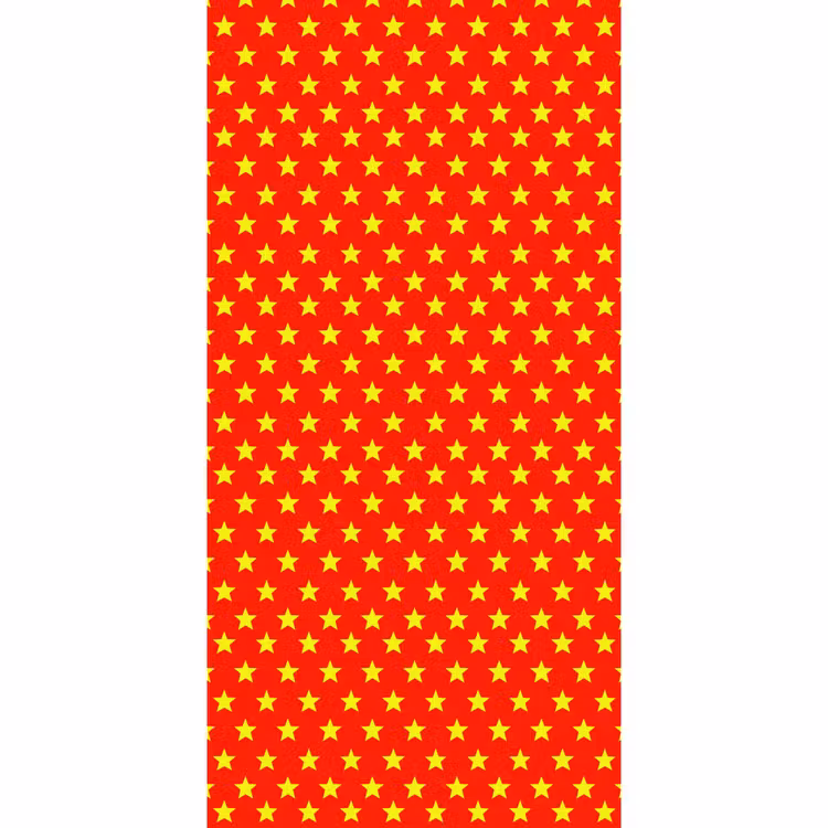 Behang - Ster - Patroon - Geel — 2