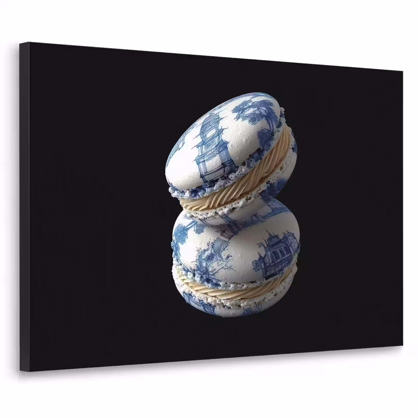 Art Frame - Eten - Macarons - Delfts blauw - Koekjes — 1