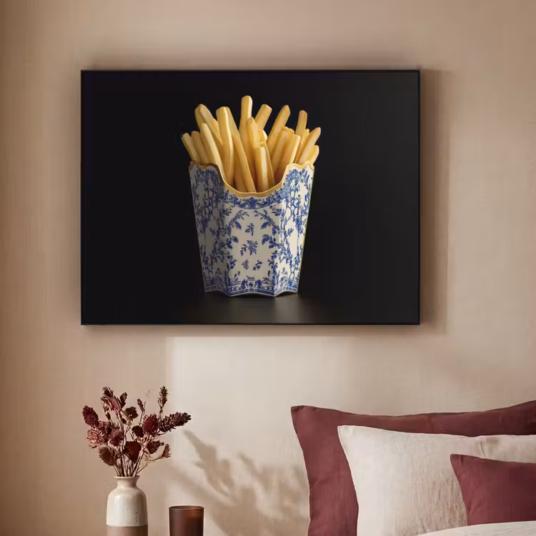 Art Frame - Friet - Porselein - Delfts blauw - Eten — 3