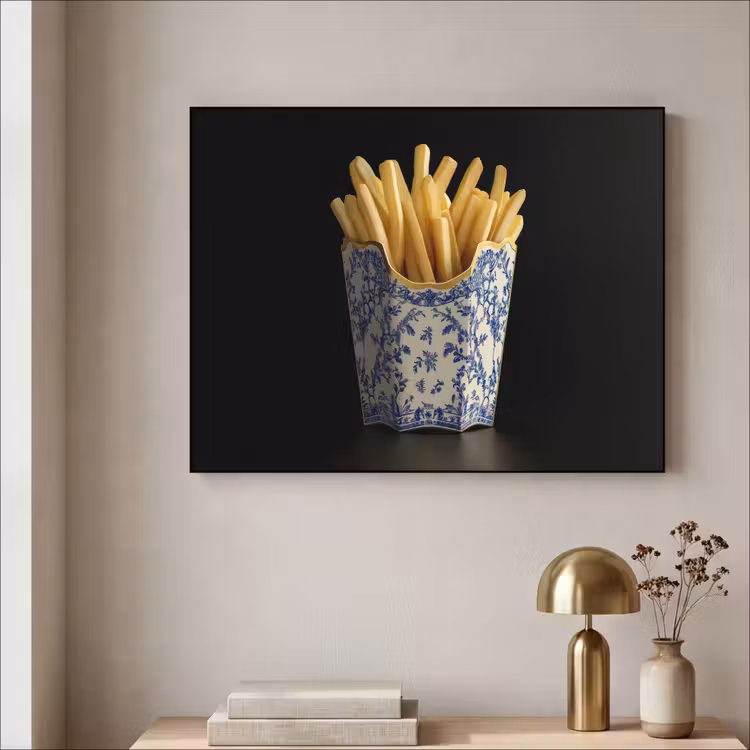 Art Frame - Friet - Porselein - Delfts blauw - Eten — 5