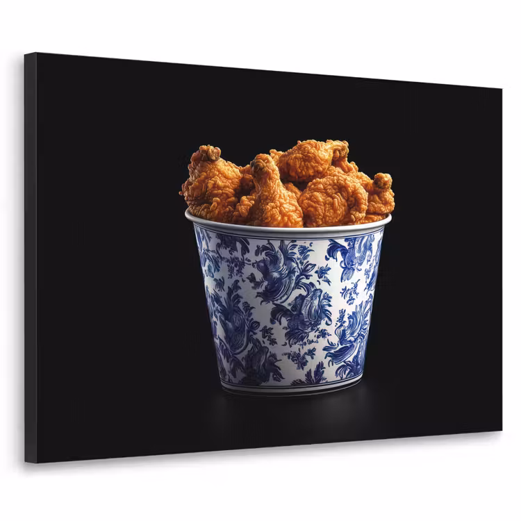 Art Frame - Kip - Bucket - Delfts blauw - Lekker — 1