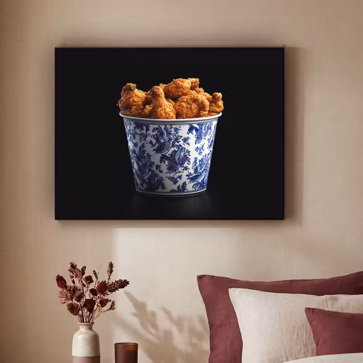 Art Frame - Kip - Bucket - Delfts blauw - Lekker — 3