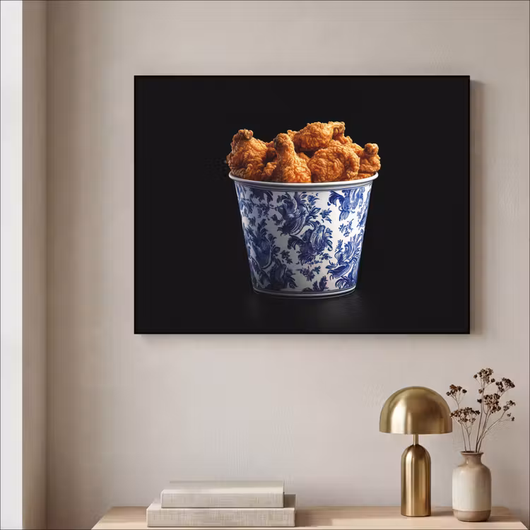 Art Frame - Kip - Bucket - Delfts blauw - Lekker — 5