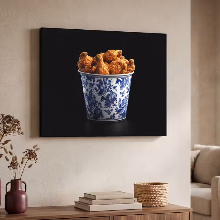 Art Frame - Kip - Bucket - Delfts blauw - Lekker — 7