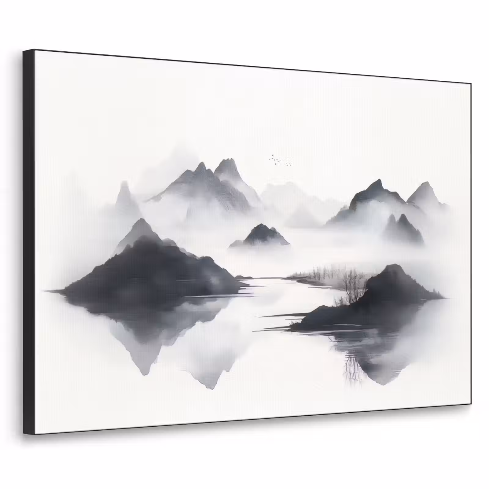 Art Frame - Bergen - Mistig - Water - Wit — 1