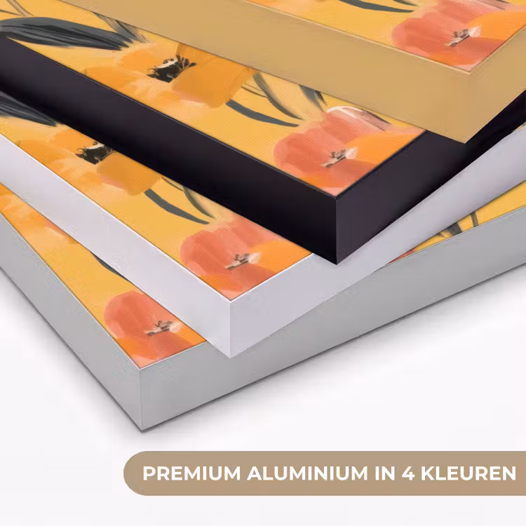 Art Frame - Bloemen - Geschilderd - Geel — 2
