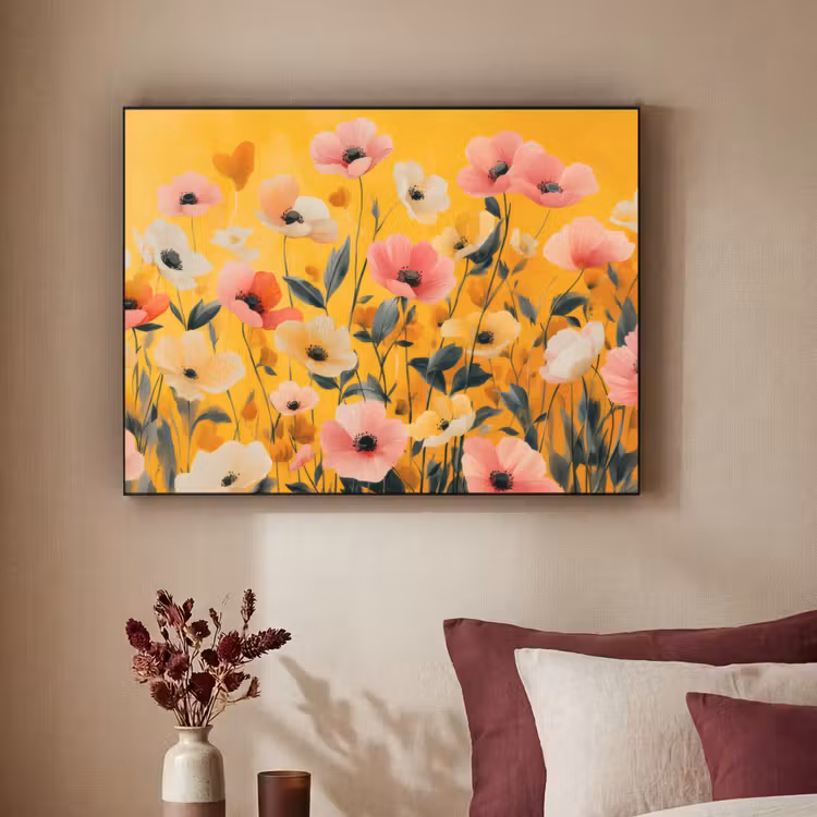 Art Frame - Bloemen - Veld - Geel — 3