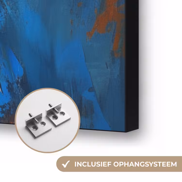 Art Frame - Kat - Kleurrijk - Oranje - Blauw — 6