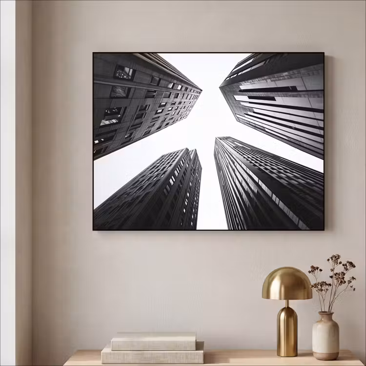 Art Frame - Gebouwen - Lucht - Zwart — 5