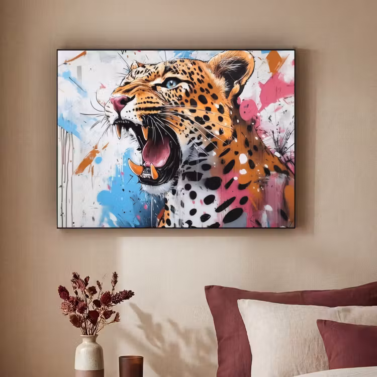 Art Frame - Abstract - Luipaard - Kleurrijk — 3