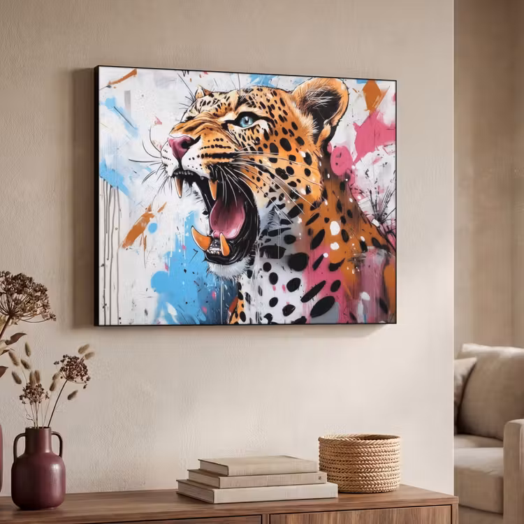 Art Frame - Abstract - Luipaard - Kleurrijk — 7