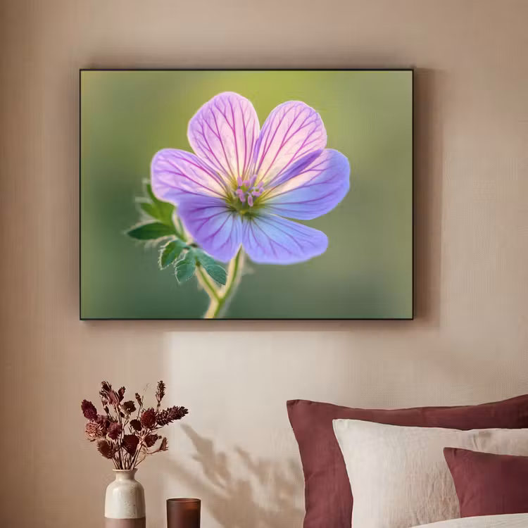 Art Frame - Bloem - Close up - Paars — 3