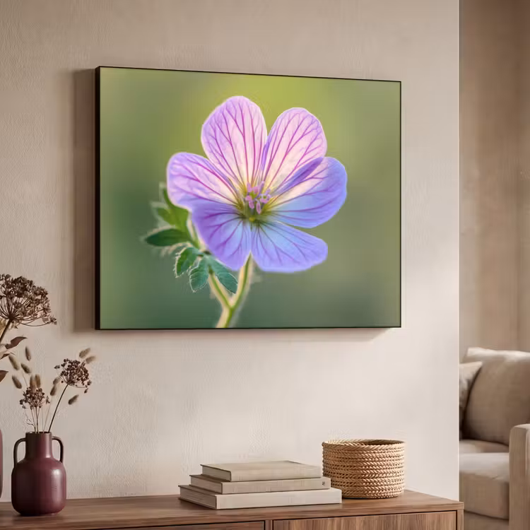 Art Frame - Bloem - Close up - Paars — 7