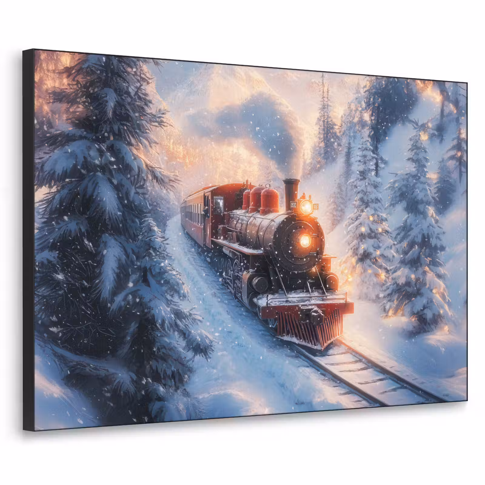 Art Frame - Kersttrein - Sneeuw - Winter - Kerst — 1