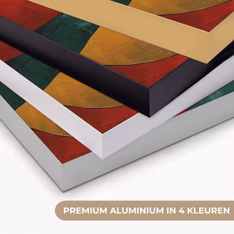 Art Frame - Abstract - Kerst - Goud - Rood - Groen — 2