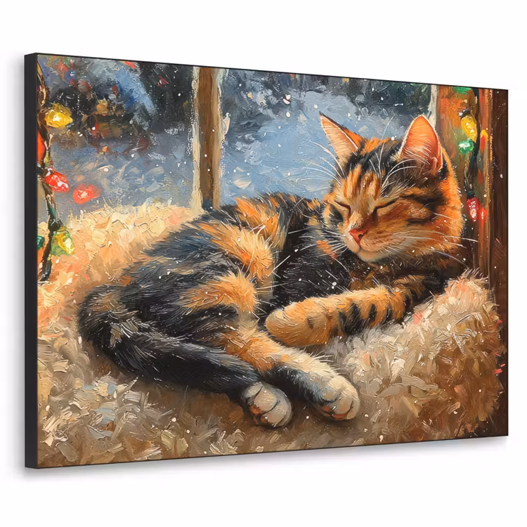 Art Frame - Kat - Kerst - Winter - Dier — 1