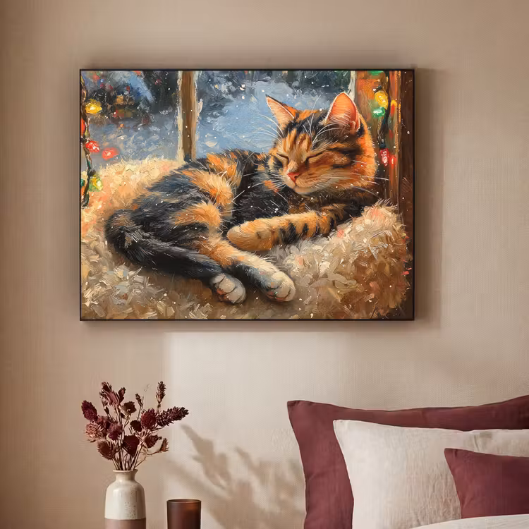Art Frame - Kat - Kerst - Winter - Dier — 3