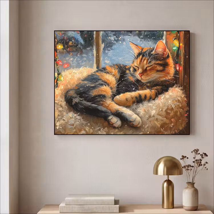 Art Frame - Kat - Kerst - Winter - Dier — 5