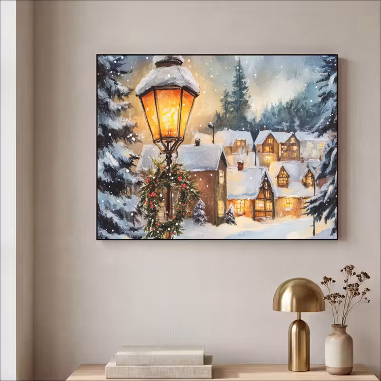 Art Frame - Kerstdorp - Huizen - Sneeuw - Kerst — 5