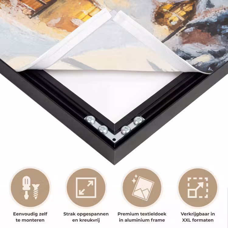 Art Frame - Kerstdorp - Huizen - Sneeuw - Kerst — 8