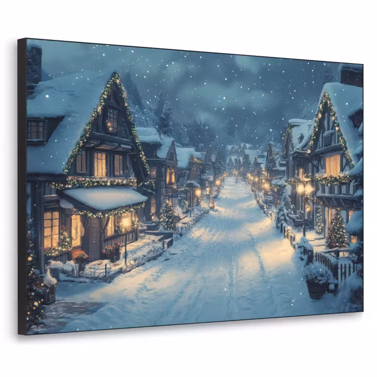 Art Frame - Kerstdorp - Kerst - Sneeuw - Winter — 1