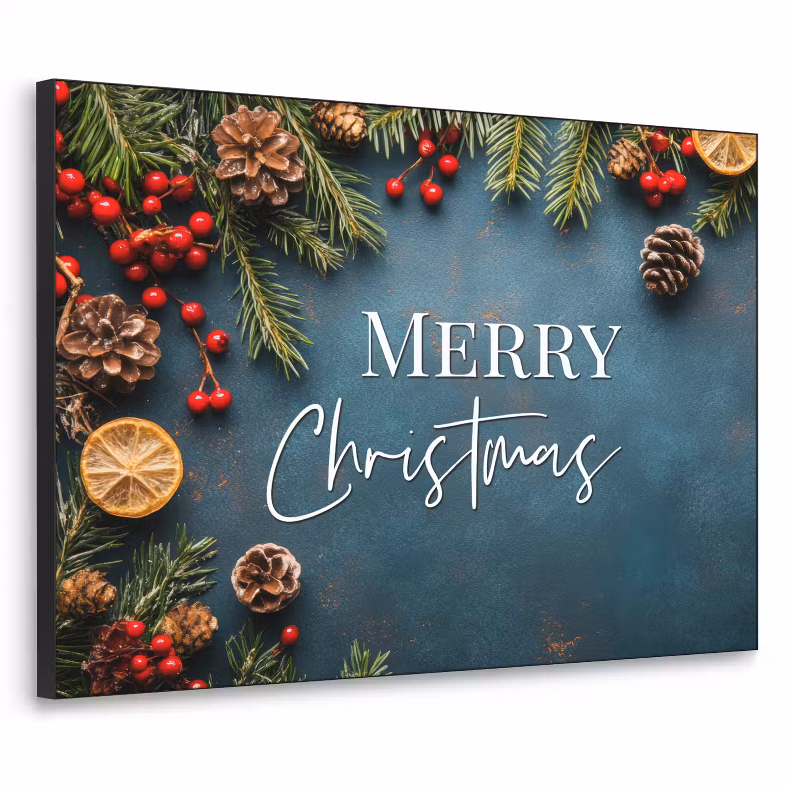 Art Frame - Merry Christmas - Blauw - Kerst - Winter — 1