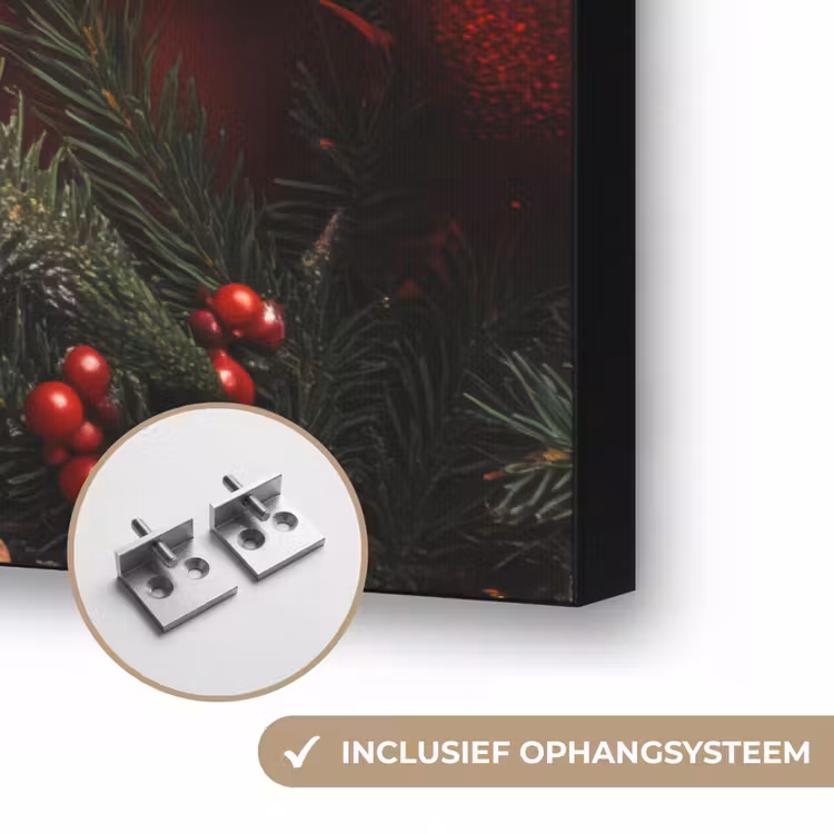 Art Frame - Kerst - Quote - Rood - Kerstballen — 6