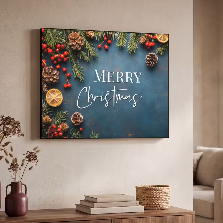 Art Frame - Merry Christmas - Blauw - Kerst - Winter — 7