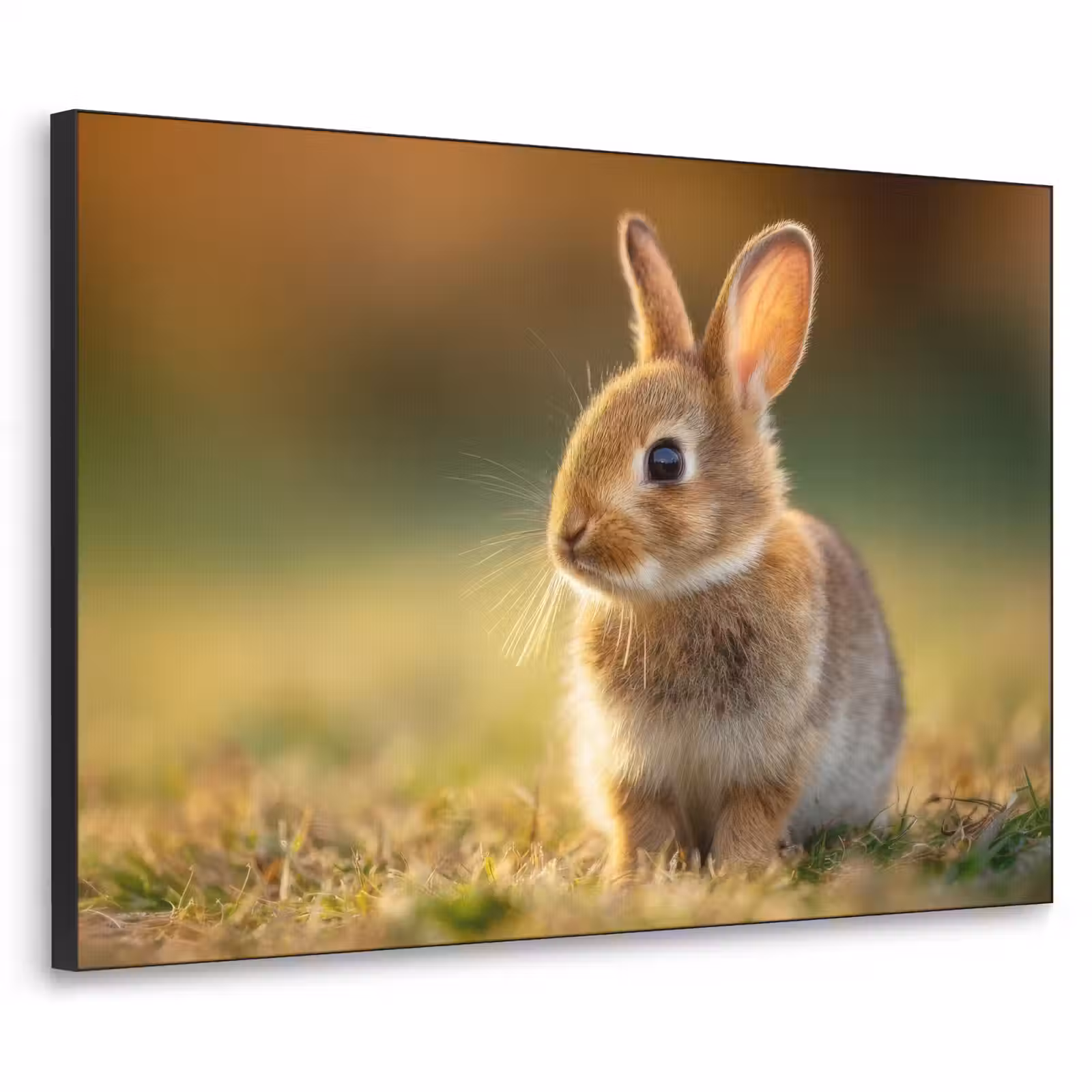 Art Frame - Konijntje - Bruin - Gras — 1