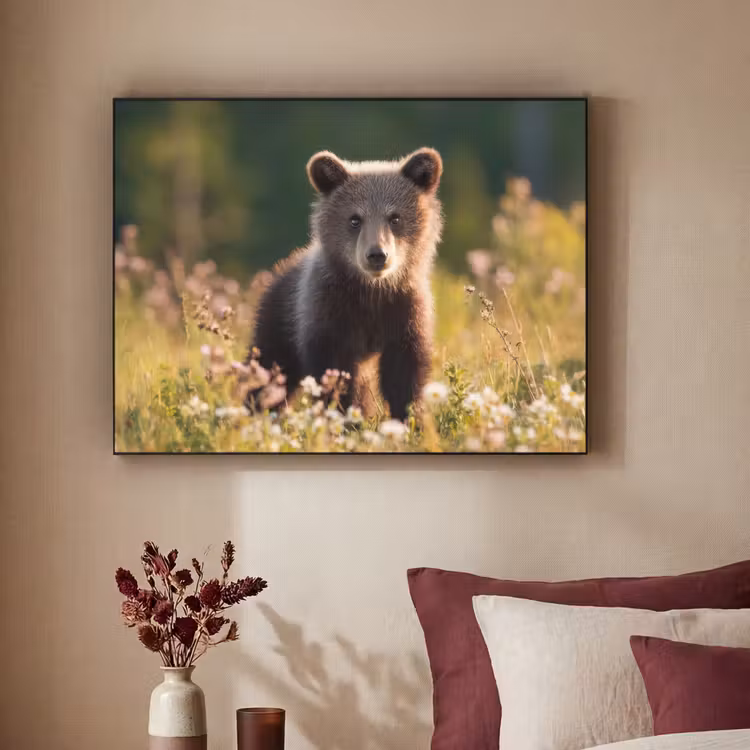 Art Frame - Beer - Bloemenveld - Gras — 3