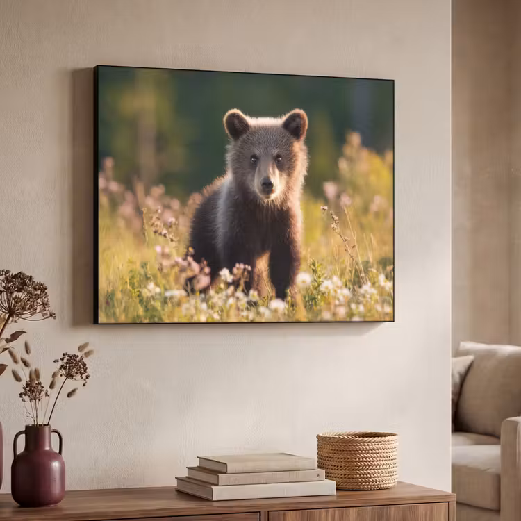 Art Frame - Beer - Bloemenveld - Gras — 7