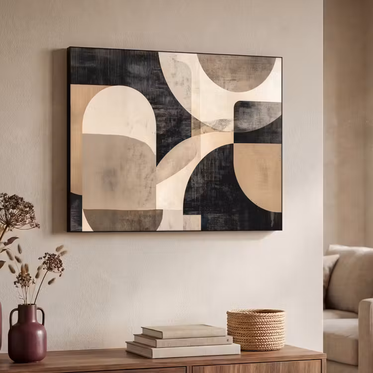 Art Frame - Abstract - Vormen - Modern - Beige — 7