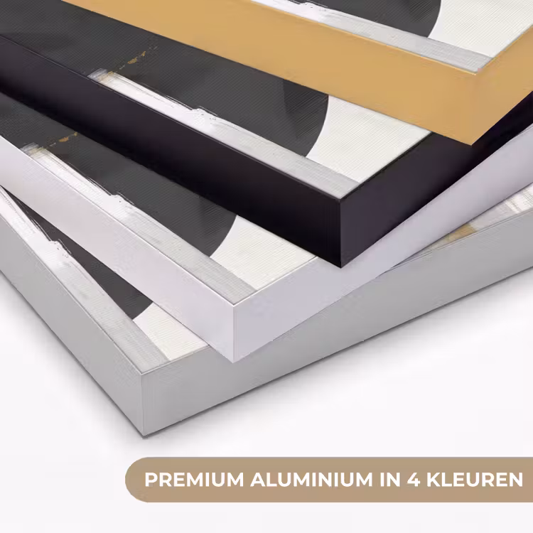 Art Frame - Goud - Rechthoeken - Cirkels - Abstract — 2